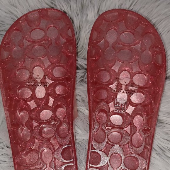 New Coach Ulyssa Slide Light Pink Jelly - Picture 3 of 4